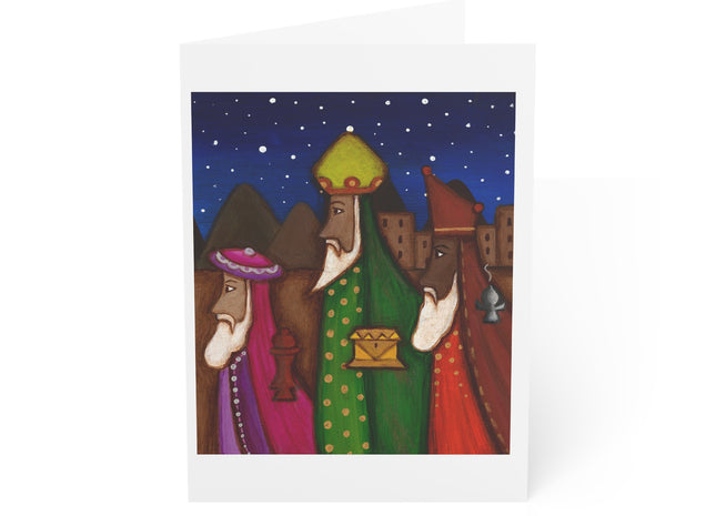 Greeting Cards - Three Wise Men Holiday Detail