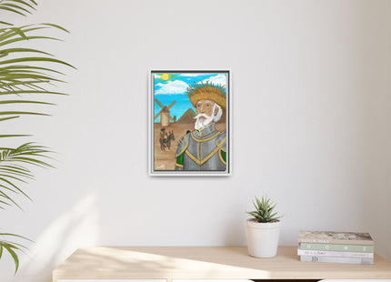 Quijote Jíbaro Framed Canvas - Matte