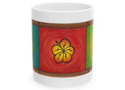 Hieroglyphics Taino Symbols Ceramic Mug —  Coffee Cup (11oz & 15oz)