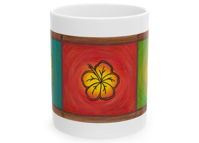 Hieroglyphics Taino Symbols Ceramic Mug —  Coffee Cup (11oz & 15oz)