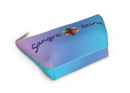 Sangre Taina Logo Make-up, Accessories Pouch with T‑Bottom