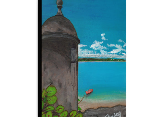 De Pezca en San Juan - Matte Canvas, Stretched, 1.25"