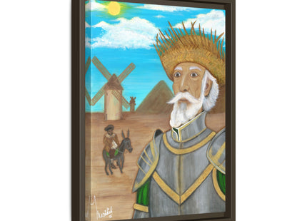 Quijote Jíbaro Framed Canvas - Matte