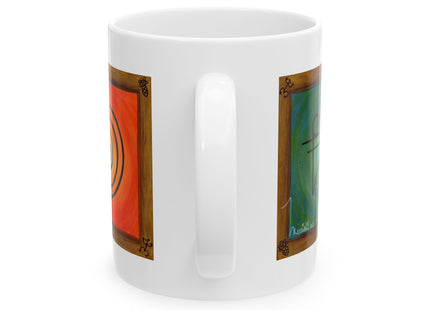 Hieroglyphics Taino Symbols Ceramic Mug —  Coffee Cup (11oz & 15oz)
