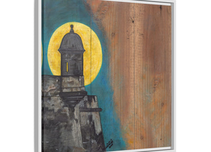 La Garita at Night Matte Canvas Print, Framed