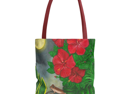 Una Noche en Puerto Rico with coqui and amapolas - Tote Bag