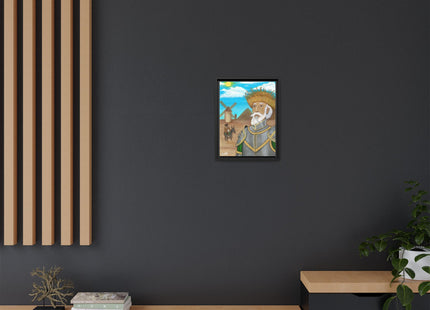 Quijote Jíbaro Framed Canvas - Matte