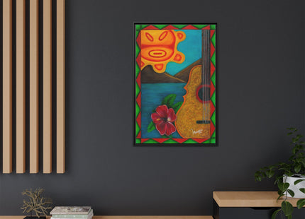 Framed Canva art - Cuantro Soleado (matte)