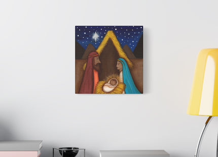 Nacimiento del Niño Jesus - Matte Canvas, Stretched, 1.25"