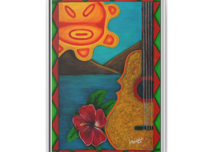 Framed Canva art - Cuantro Soleado (matte)