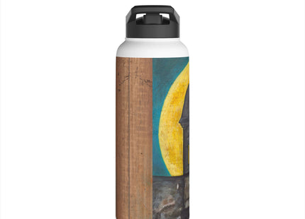 Garita at Night - La Garita del Morro Night View Stainless Steel Water Bottle