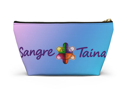Sangre Taina Logo Make-up, Accessories Pouch with T‑Bottom