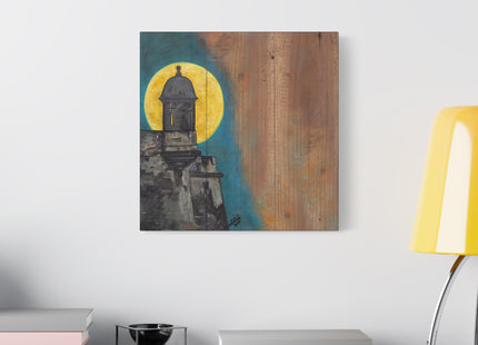 Garita at Night - Matte Canvas, Stretched, 1.25"