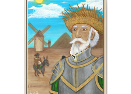 Quijote Jíbaro Framed Canvas - Matte