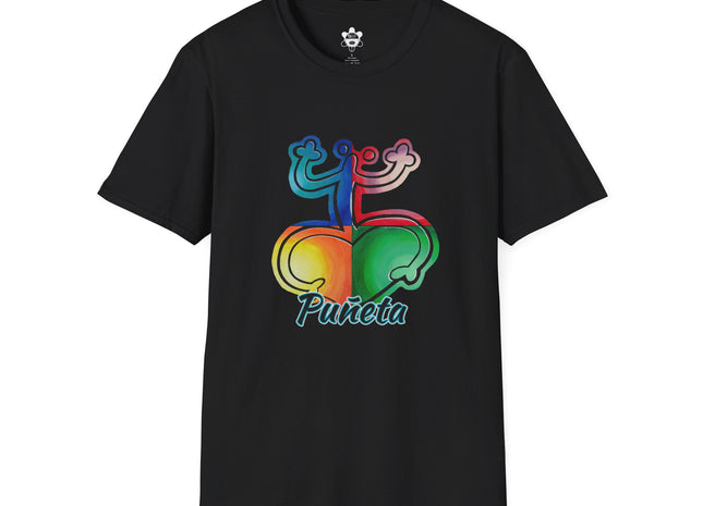 Coqui Colorido T-Shirt — Indigenous Hieroglyphics Taino Symbol Tee (unisex)