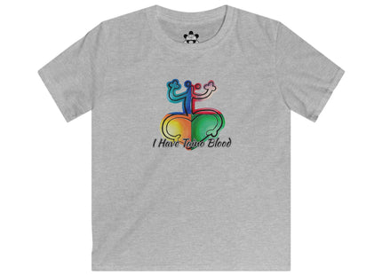 Kids T-Shirt "I Have Your Blood" Colorful Heart & Family Design