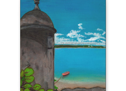 De Pezca en San Juan - Matte Canvas, Stretched, 1.25"