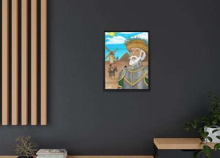 Quijote Jíbaro Framed Canvas - Matte