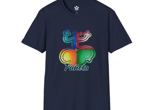 Coqui Colorido T-Shirt — Indigenous Hieroglyphics Taino Symbol Tee (unisex)