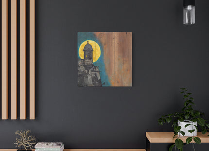 Garita at Night - Matte Canvas, Stretched, 1.25"