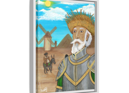Quijote Jíbaro Framed Canvas - Matte