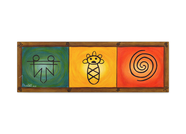 Jeroglífico 2 - Matte Canvas, Stretched, 1.25"