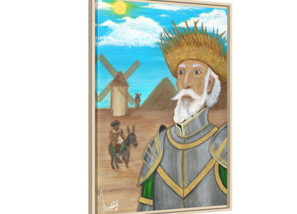 Quijote Jíbaro Framed Canvas - Matte