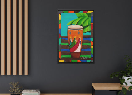 Framed Canvas Art — Conga Campera (Three wise men)