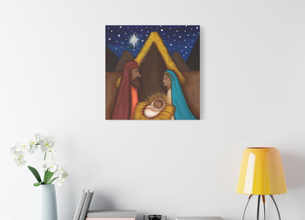 Nacimiento del Niño Jesus - Matte Canvas, Stretched, 1.25"