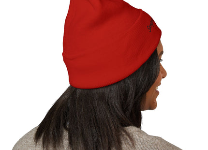 Taino Symbol Beanie Hat Embroidered with Sangre Taina Logo - Classic