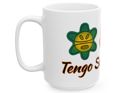 Tengo Sangre Taina - Hieroglyphics Taino Symbols Ceramic Mug —  Coffee Cup (11oz & 15oz)