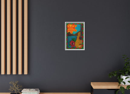 Framed Canva art - Cuantro Soleado (matte)