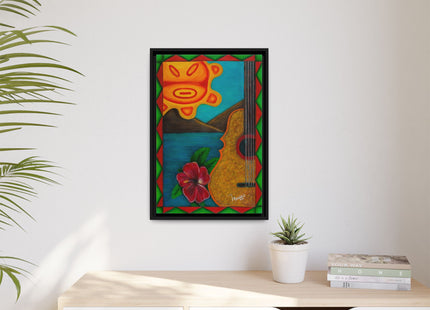 Framed Canva art - Cuantro Soleado (matte)