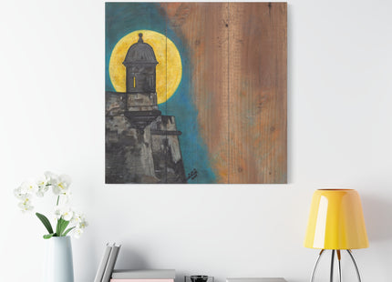 Garita at Night - Matte Canvas, Stretched, 1.25"