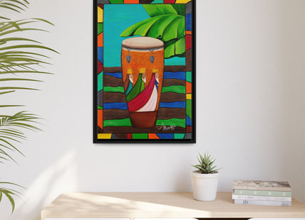 Framed Canvas Art — Conga Campera (Three wise men)