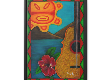 Framed Canva art - Cuantro Soleado (matte)