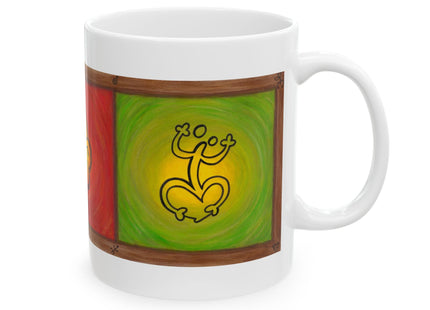 Hieroglyphics Taino Symbols Ceramic Mug —  Coffee Cup (11oz & 15oz)